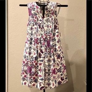 NWT Old Navy floral pintuck babydoll dress - Small